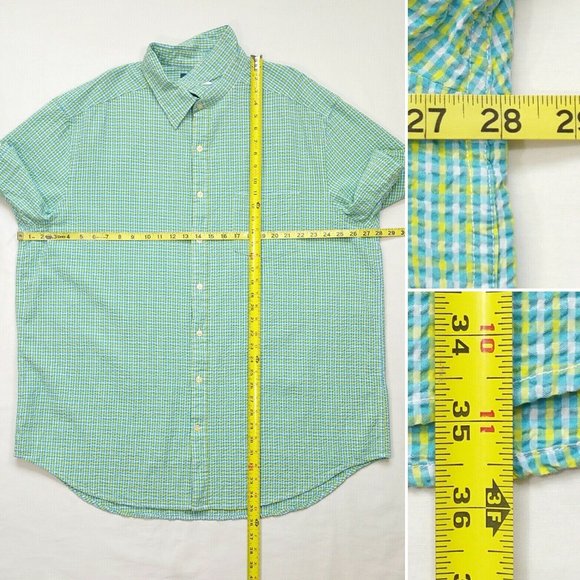 *SOLD* 13 PERRY ELLIS Size 2XLT Casual Button Shirt 5069E1M - Picture 5 of 7